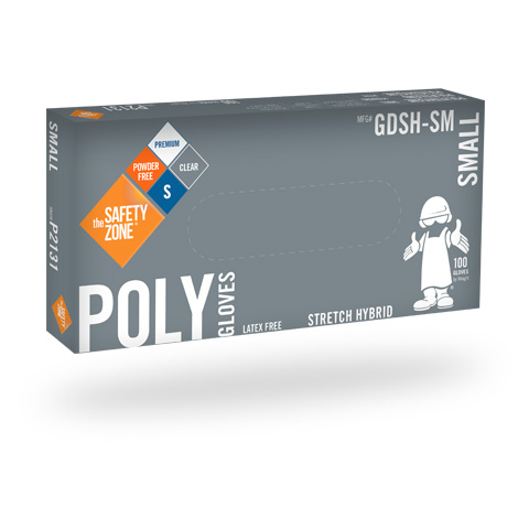Poly/Vinyl Hybrid Gloves
