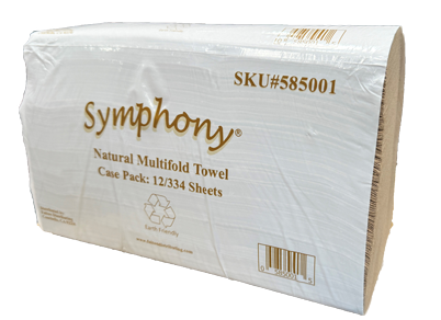  TOWEL MULTIFOLD NATURAL SYMPHONY