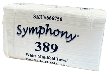  TOWEL MULTIFOLD WHITE SYMPHONY 