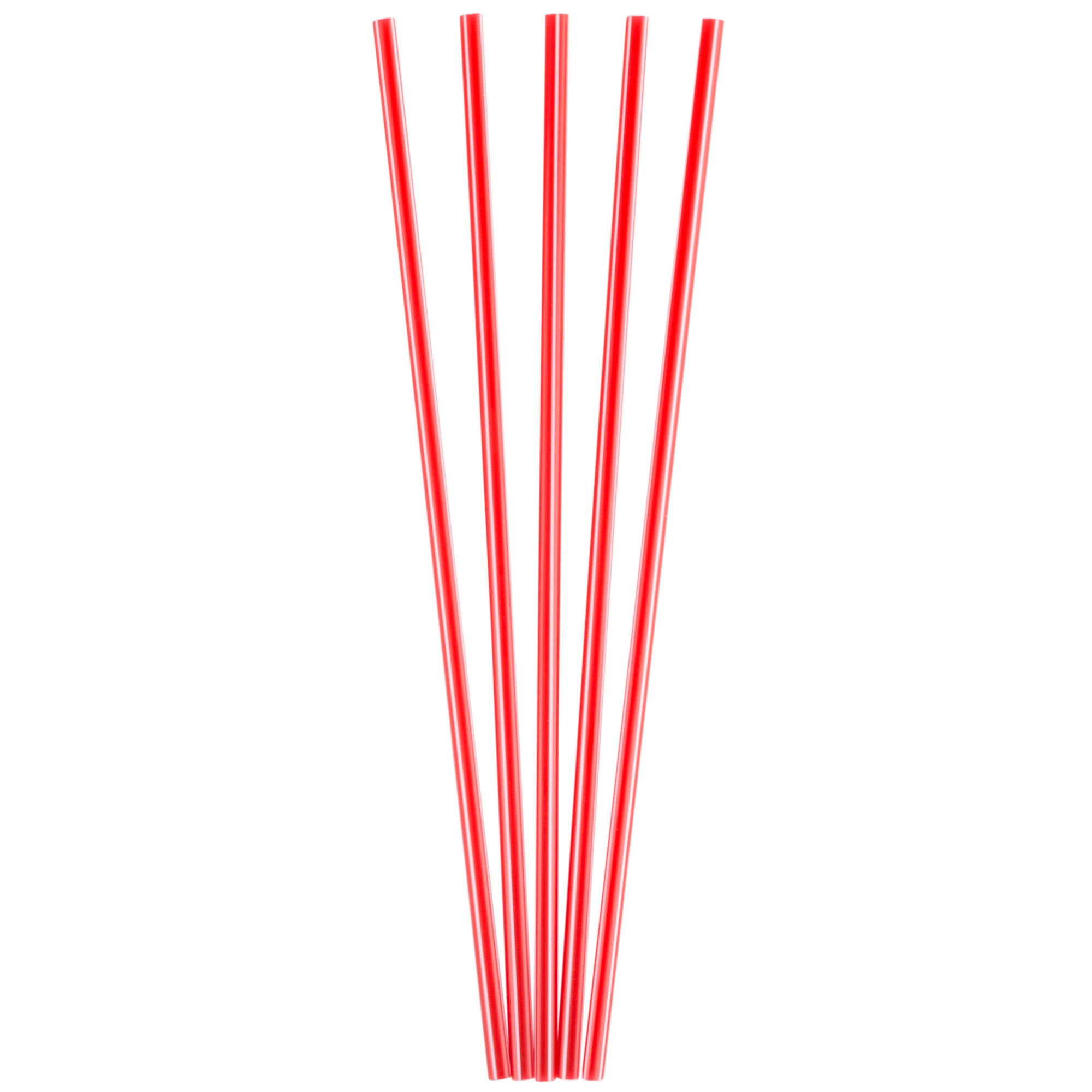 Red & Green Striped Stirring Straws