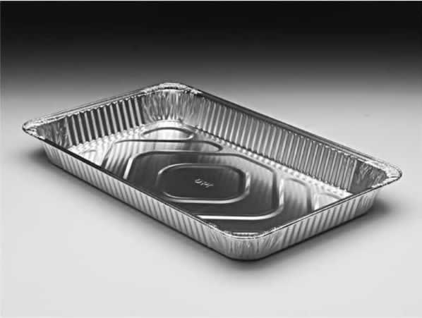 Handi-foil Steam Table Aluminum Pan Half-Size 2 9/16 Deep 100/Carton